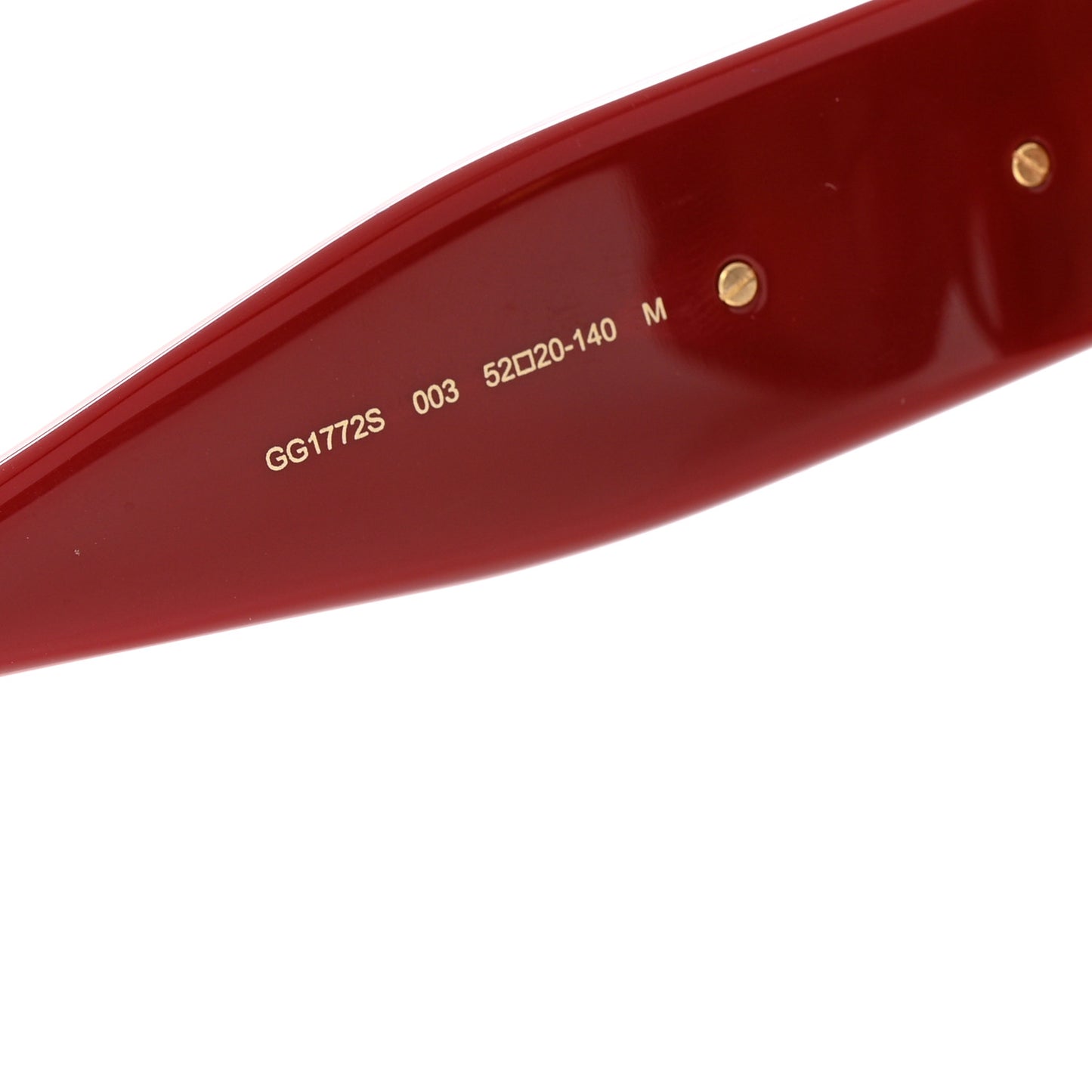 Acetate Square Sunglasses GG1772S Red