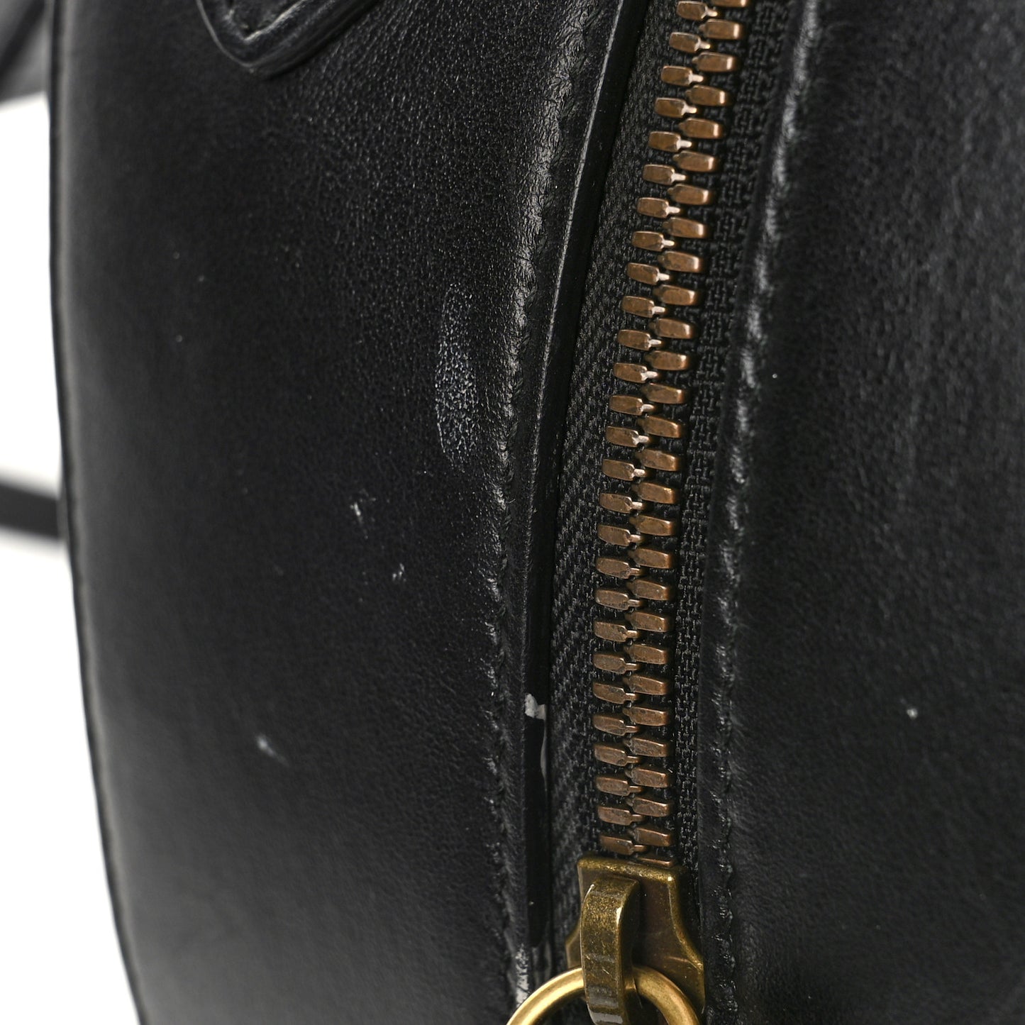 Calfskin Matelasse Animal Studs GG Marmont Dome Backpack Black