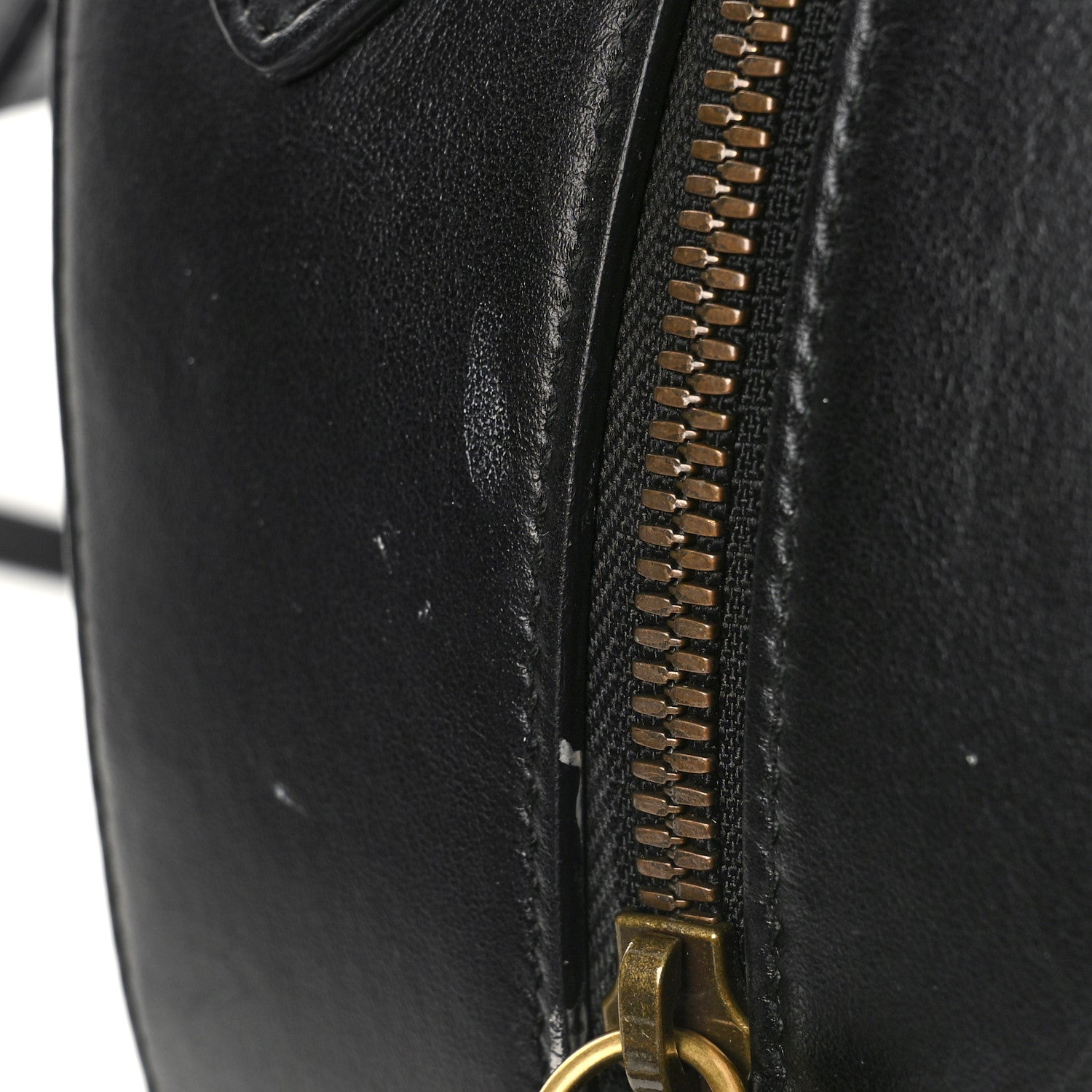 Gucci Calfskin Matelasse Animal Studs GG Marmont Dome Backpack Black 10 of 11