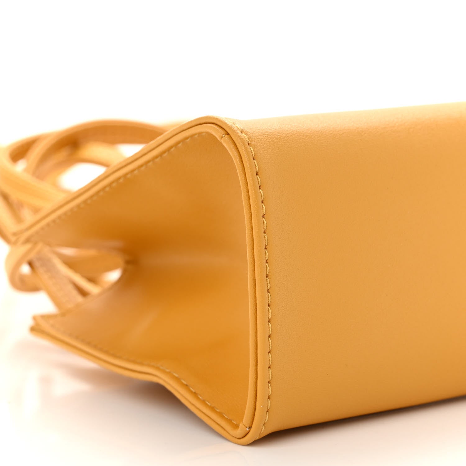 Telfar Vegan Leather Small Shopping Bag Mustard 8 of 9