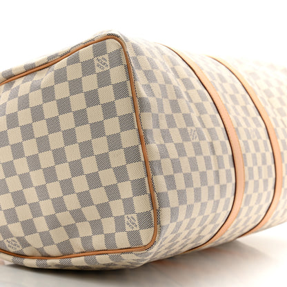 Louis Vuitton Damier Azur Keepall 50 8 of 15