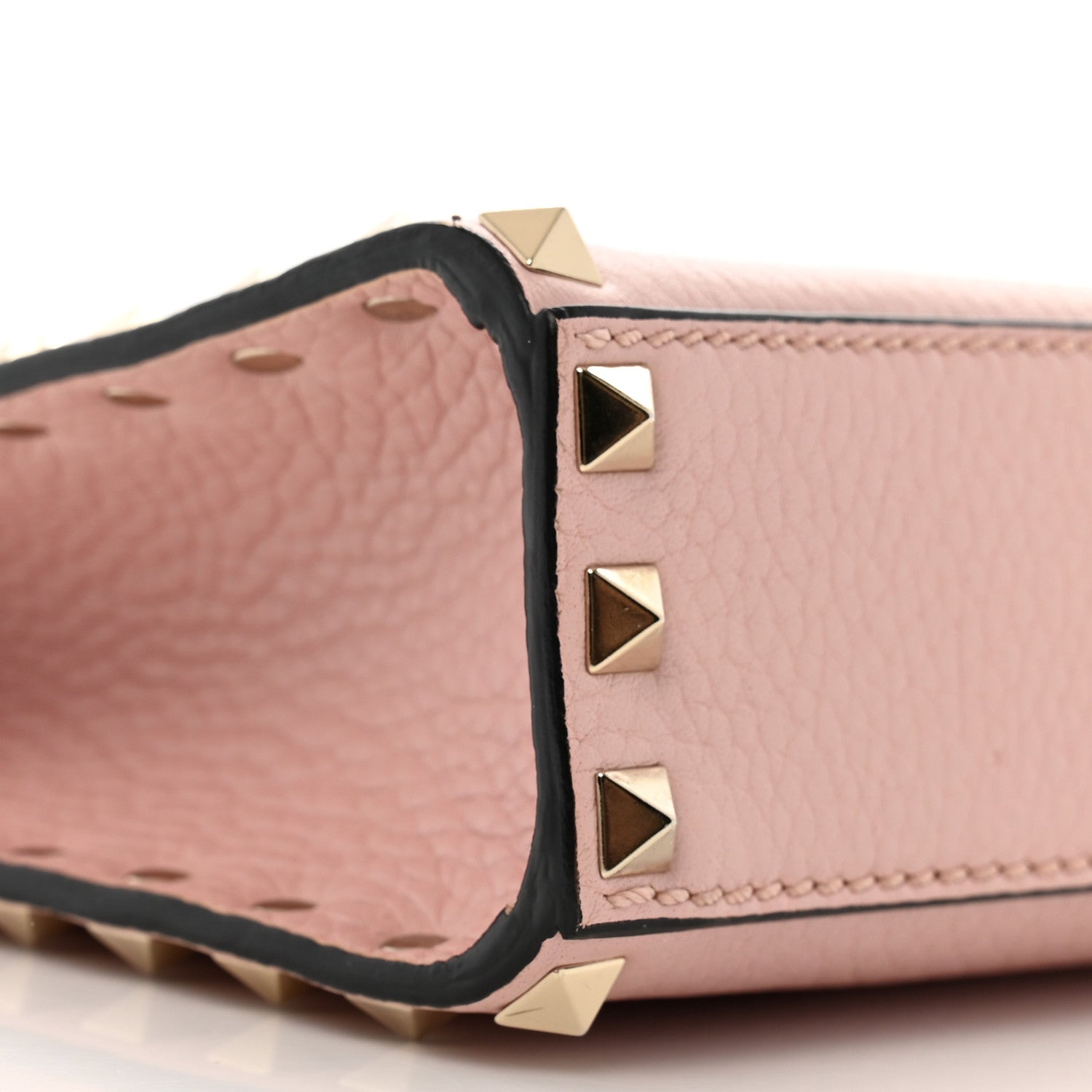 Valentino Garavani Pebbled Calfskin Medium Rockstud Flip Lock Crossbody Bag Loto 8 of 11
