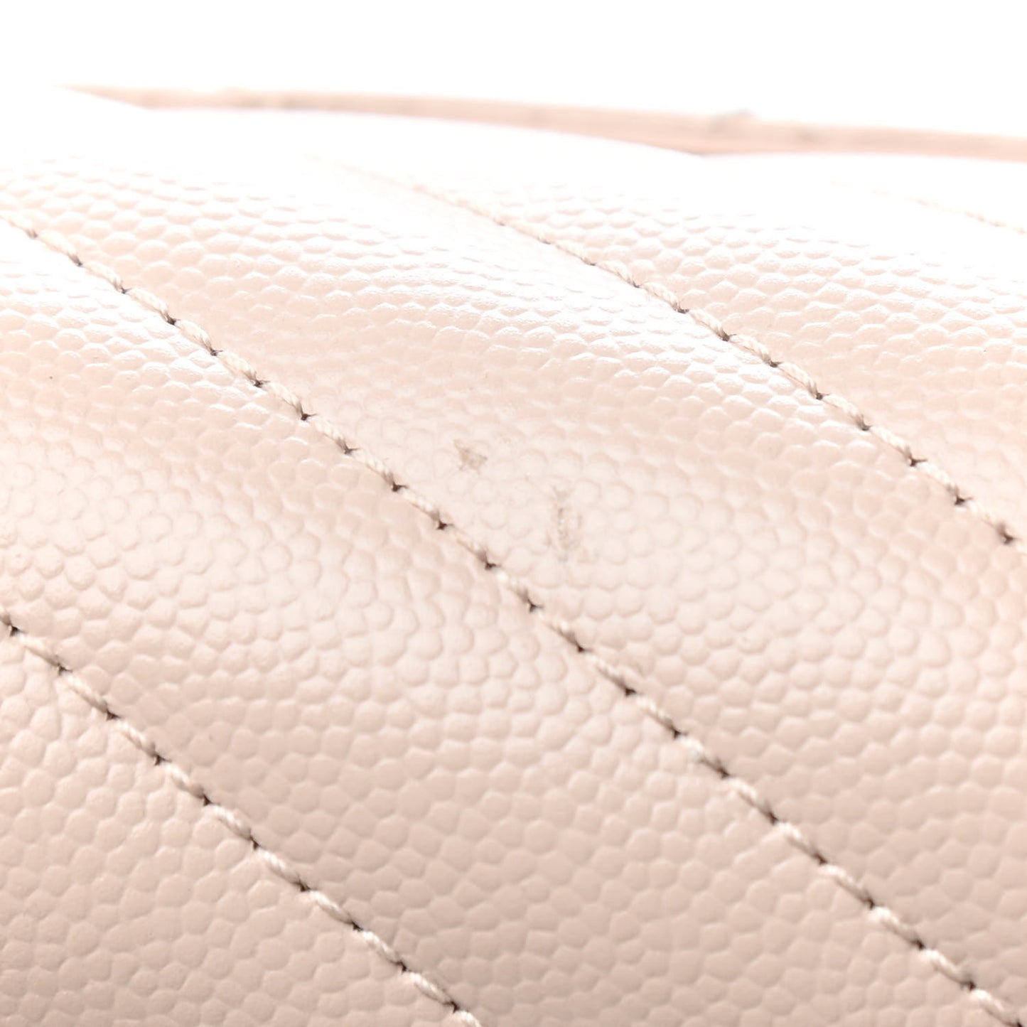 Grain De Poudre Textured Mixed Matelasse Medium Triquilt Monogram Satchel Marble Pink