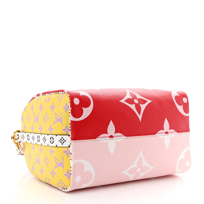 Louis Vuitton Monogram Giant Speedy Bandouliere 30 Rouge 4 of 10