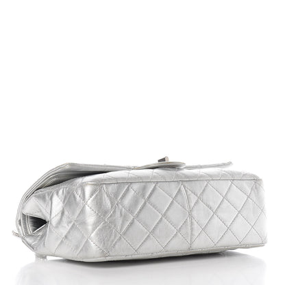 Chanel Metallic Lambskin Quilted 2.55 Reissue 227 Flap Silver 4 of 10