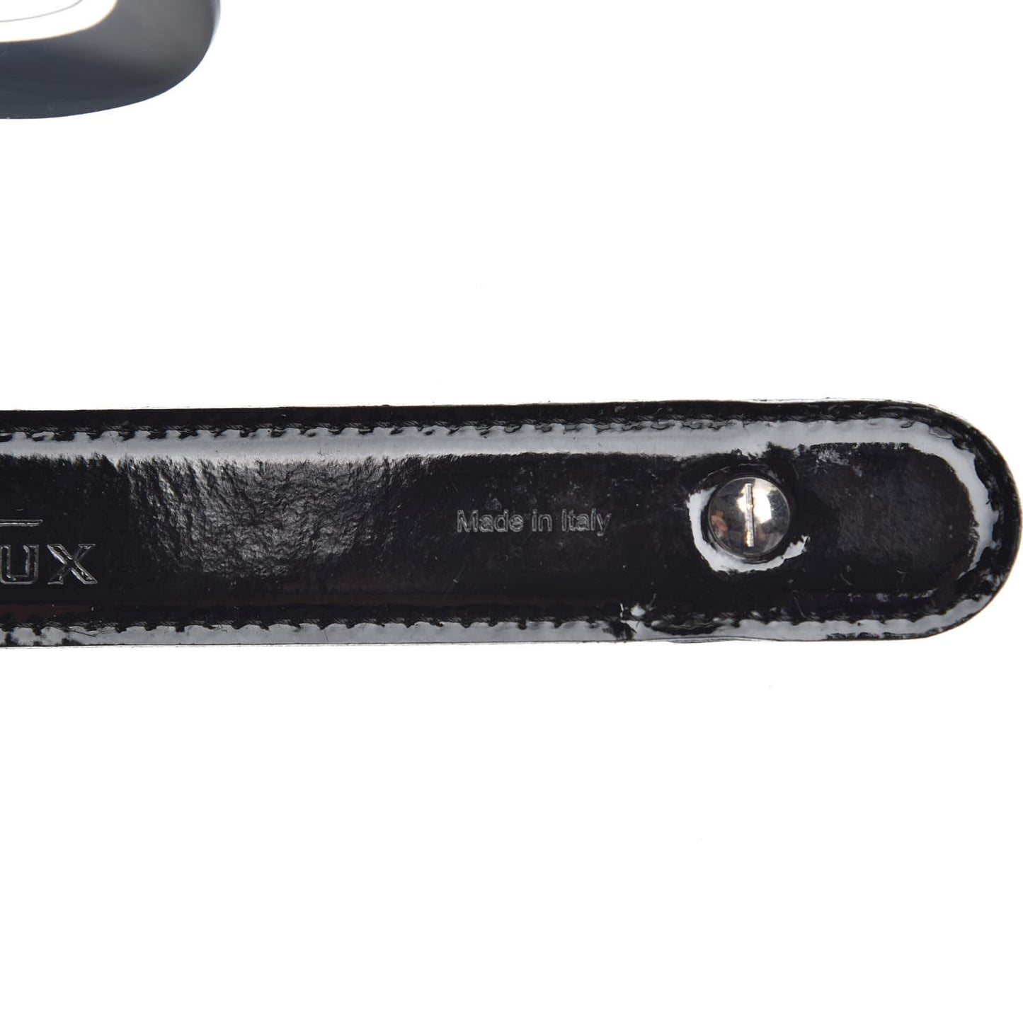 PVC X Ray Brillant Satchel Black