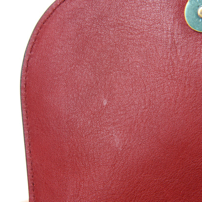 Chloe Calfskin Suede Small Nile Bracelet Bag Intense Red 9 of 12