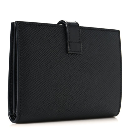Celine Grained Calfskin Medium Multifunction Strap Wallet Black 3 of 8