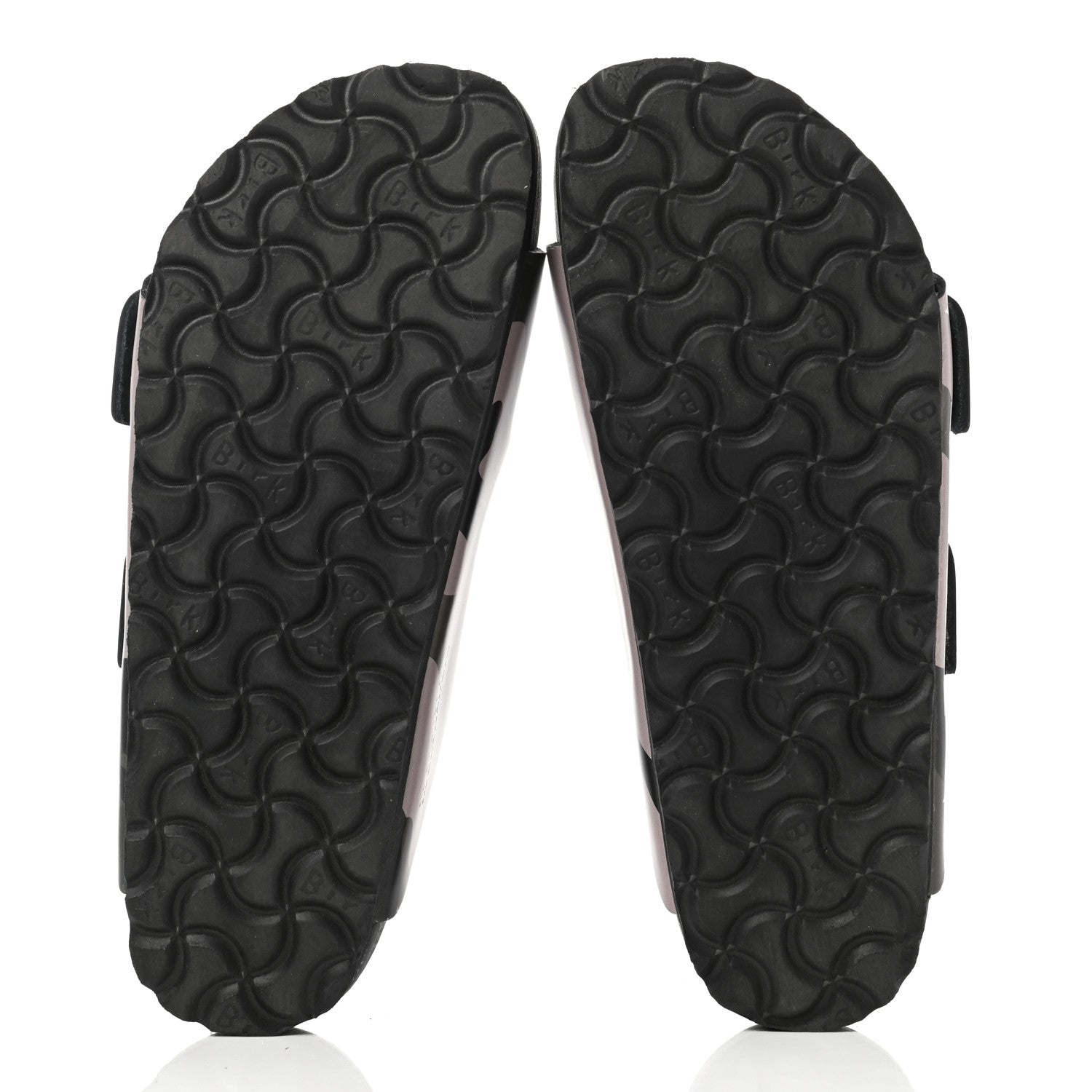 Valentino Garavani X BIRKENSTOCK Calfskin VLTN Arizona Slide Sandals 35 Army Green Poudre 6 of 9