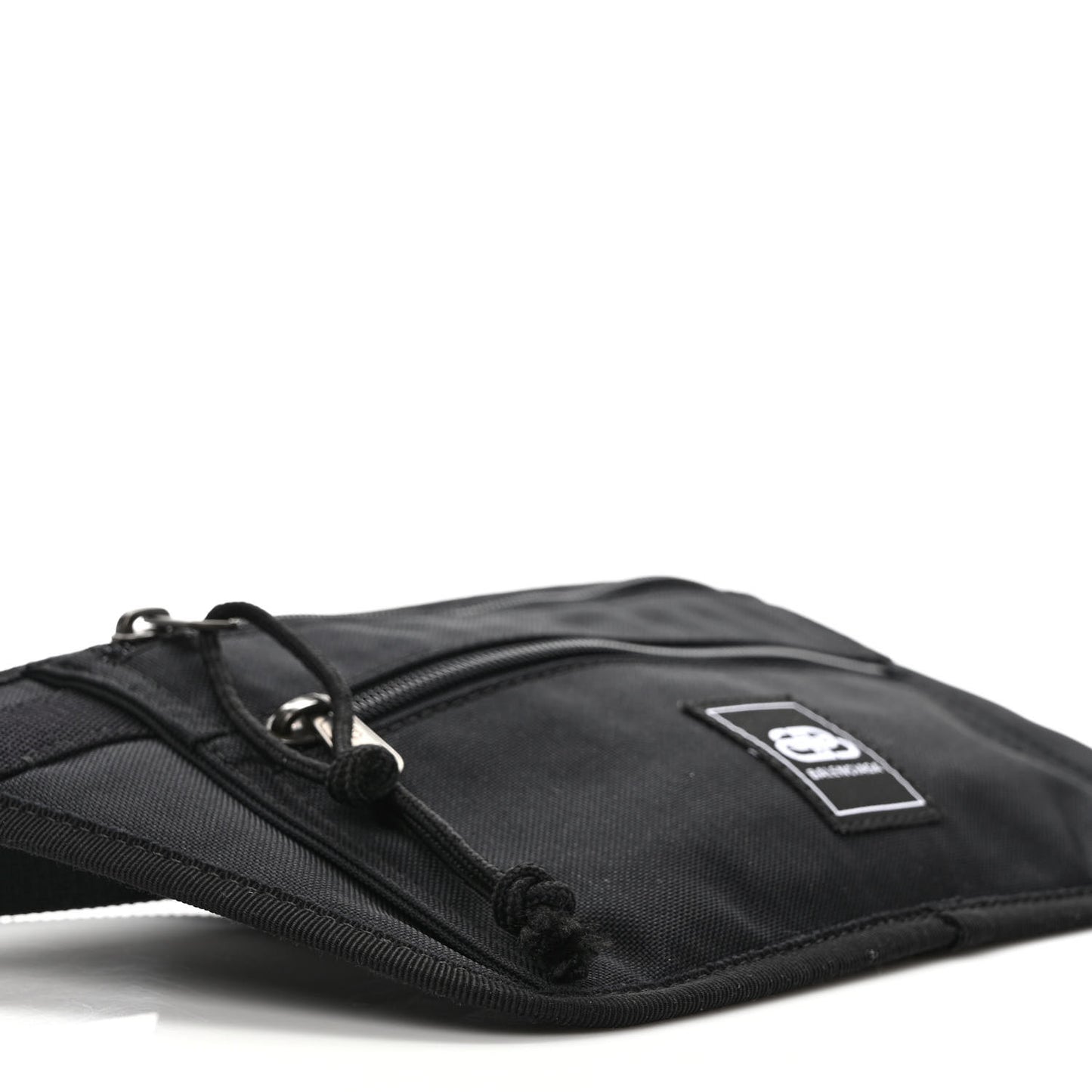 Sustainable Casual Nylon Weekend Belt Wallet Black