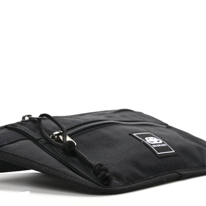 Balenciaga Sustainable Casual Nylon Weekend Belt Wallet Black 8 of 9