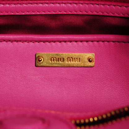 Miu Miu Nappa Matelasse Tote Fuxia 6 of 16