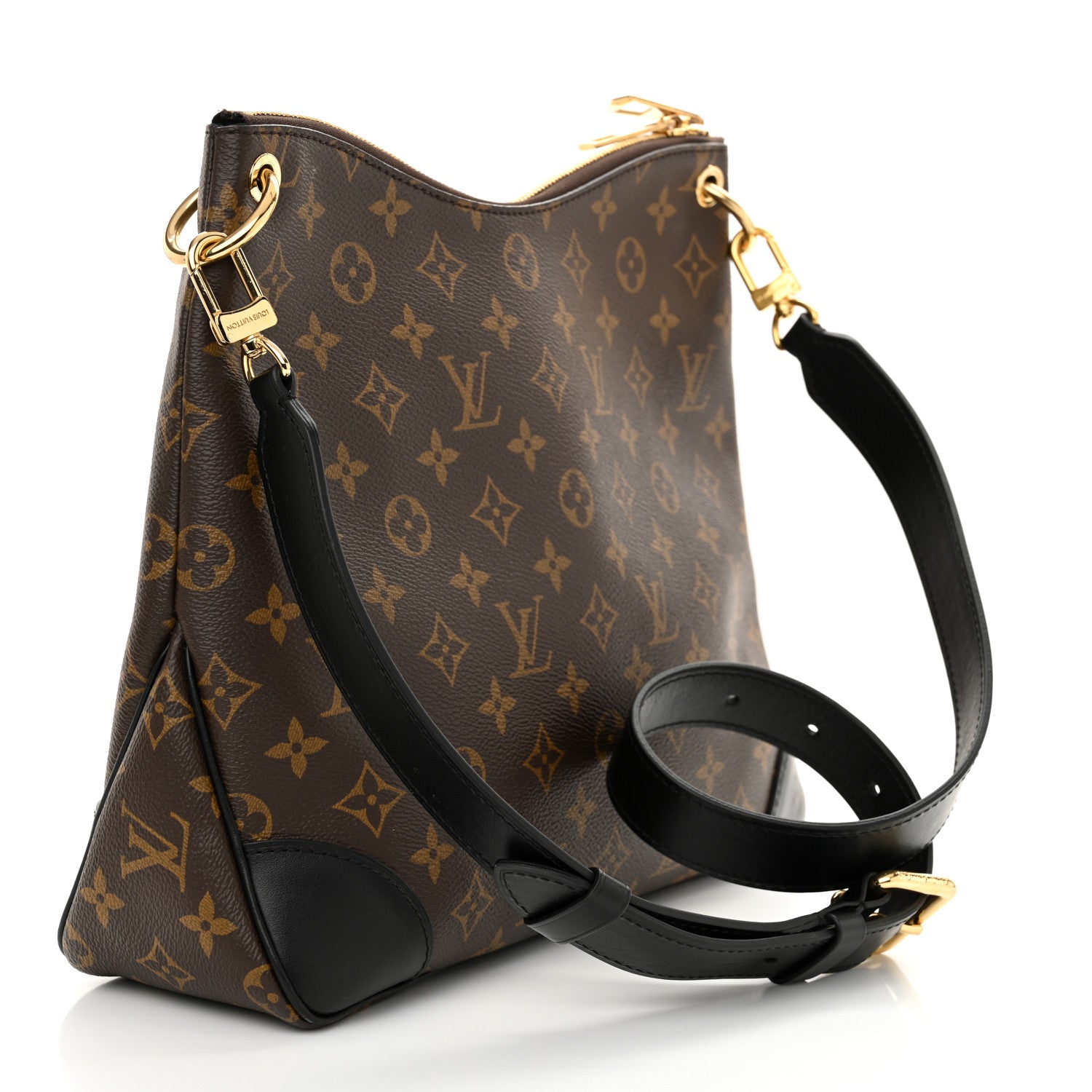 Louis Vuitton Monogram Odeon MM Black 3 of 9
