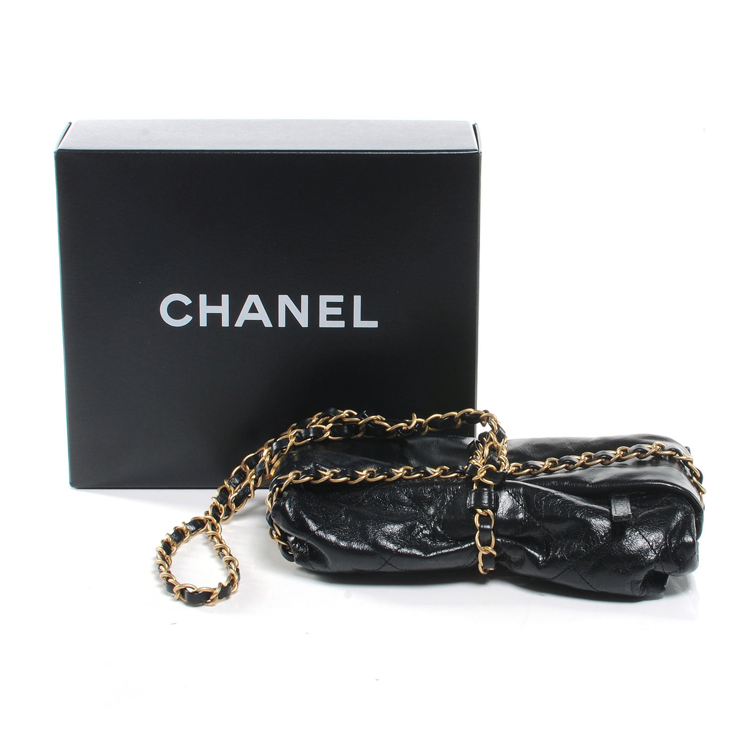 Chanel Calfskin Baluchon Black 8 of 8