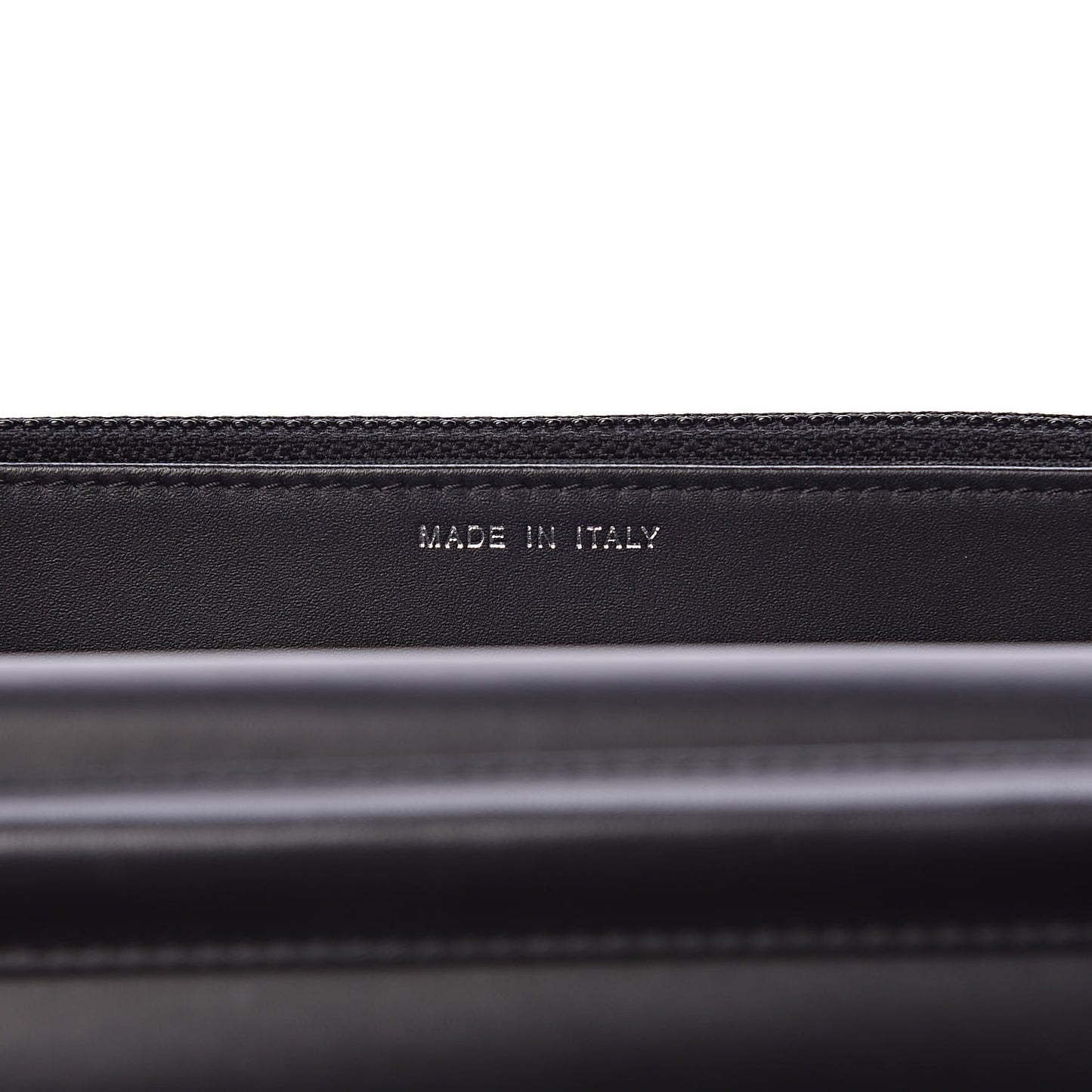 Patent Caviar Timeless CC Wallet on Chain WOC Black