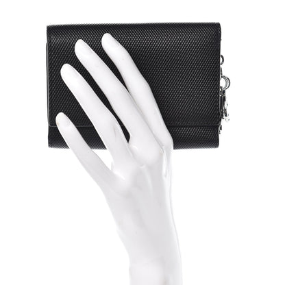 MCM Saffiano Tri-Fold Wallet Black 2 of 8