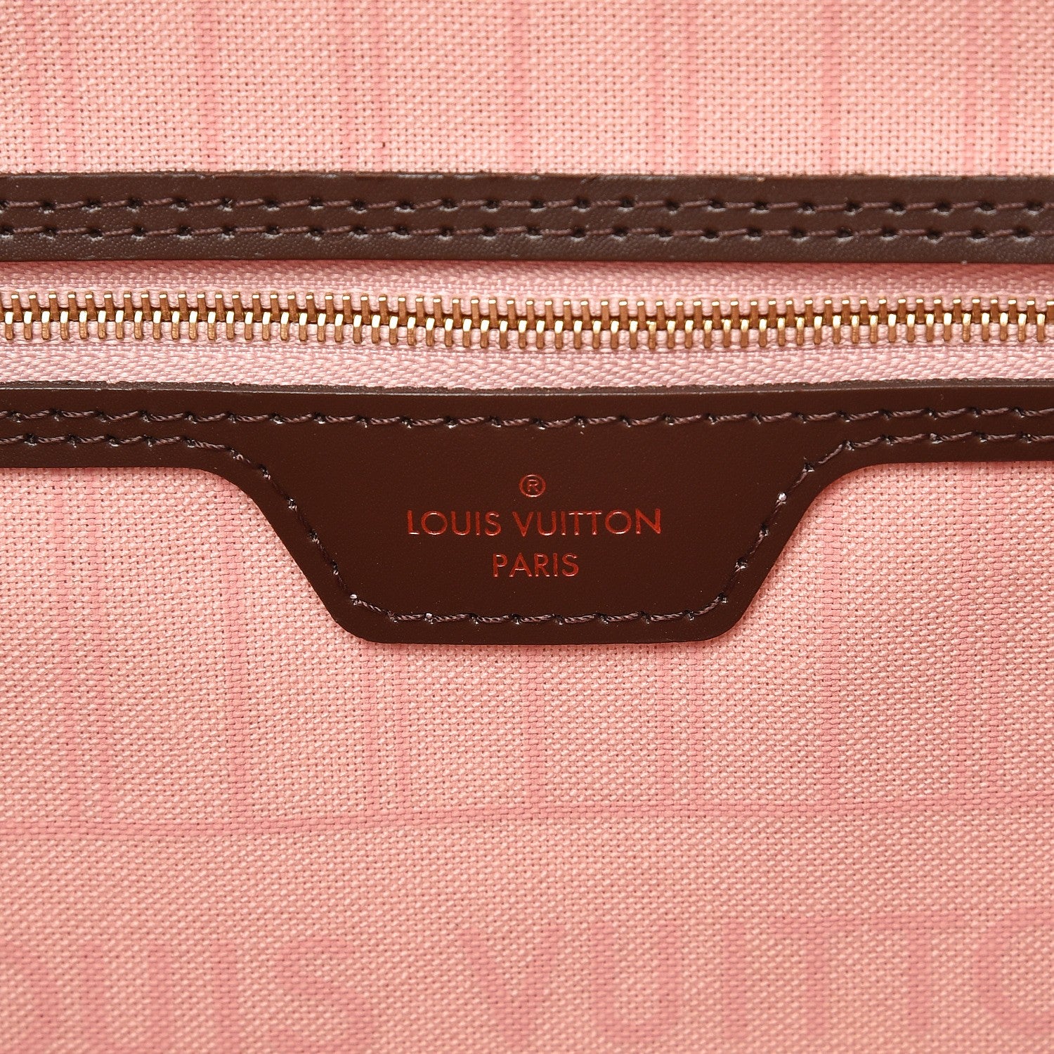 Louis Vuitton Damier Ebene Neo Neverfull MM Rose Ballerine 7 of 11