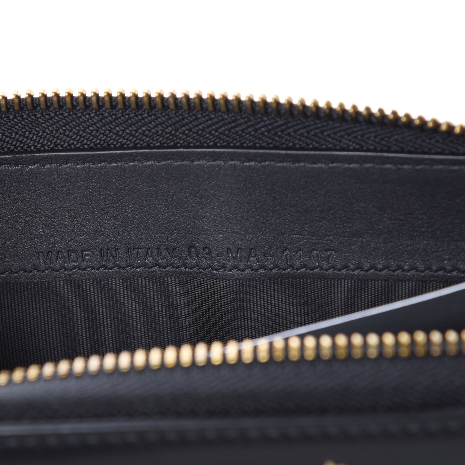 Christian Dior Calfskin Stars Voyageur Zip Around Wallet Black 7 of 8