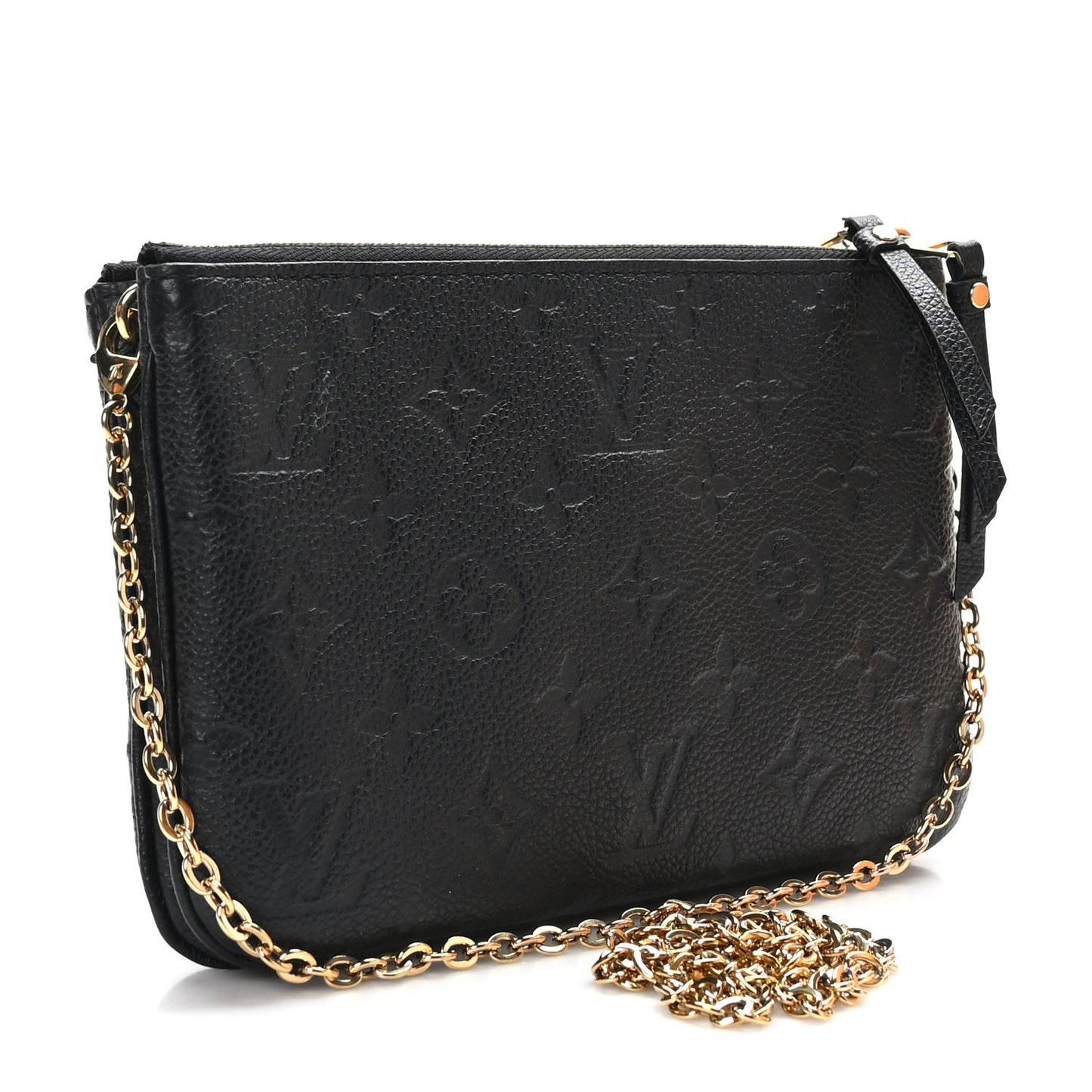 Empreinte Double Zip Pochette Black
