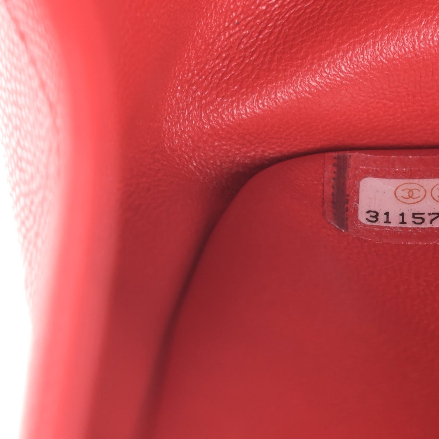 Caviar Quilted Jumbo Double Flap Red