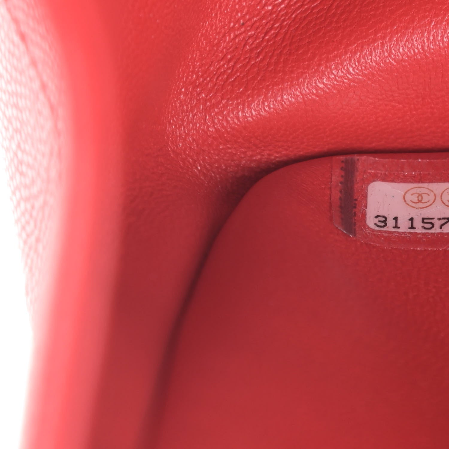Chanel Caviar Quilted Jumbo Double Flap Red 7 of 12