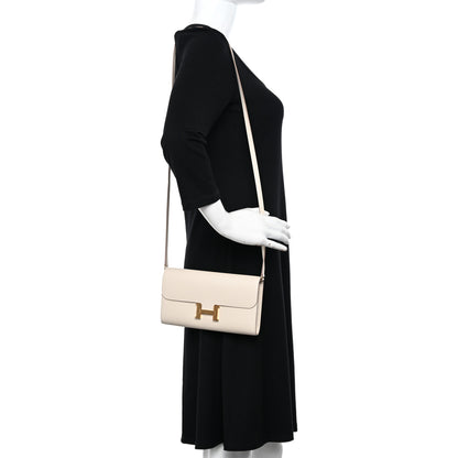 Hermes Epsom Constance Long To Go Wallet Craie 2 of 10