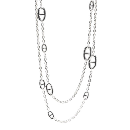 Hermes Sterling Silver Farandole Necklace 120 1 of 6