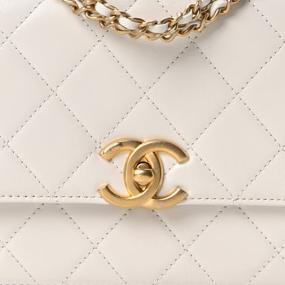 Chanel Calfskin Quilted Perfect Fit Flap White 8 of 11