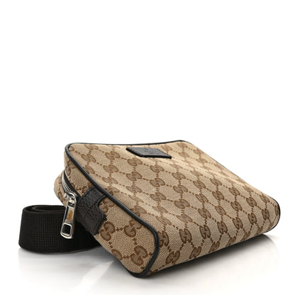 Gucci Monogram Belt Bag Beige Ebony Testa di Moro Marrone Scuro 4 of 10