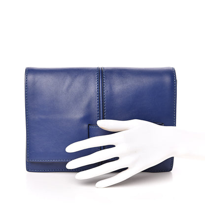 Valentino Garavani Vitello My Own Code Clutch Royal 2 of 9