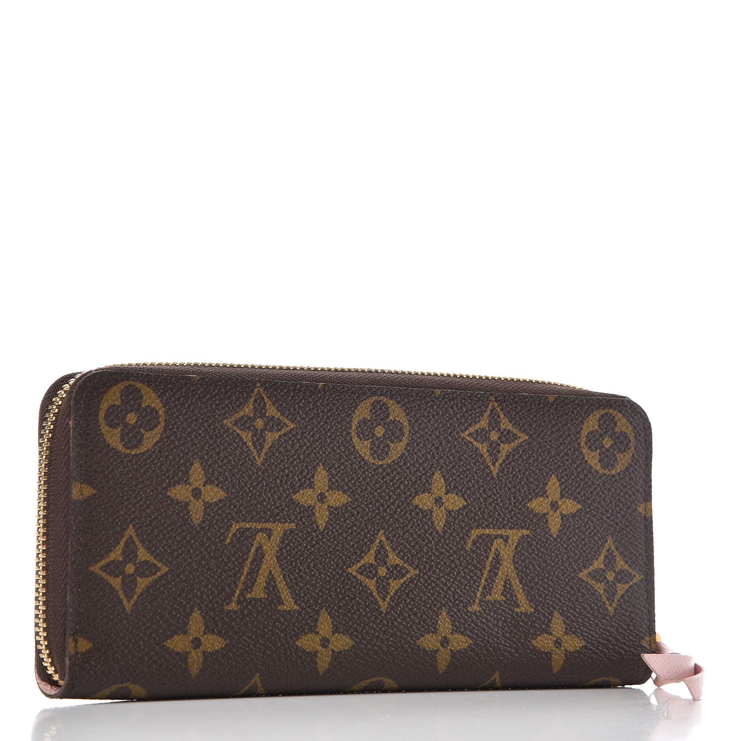 Louis Vuitton Monogram Clemence Wallet Rose Ballerine 3 of 7