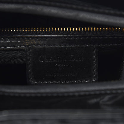 Christian Dior Patent Cannage Large Lady Dior Black 8 of 15
