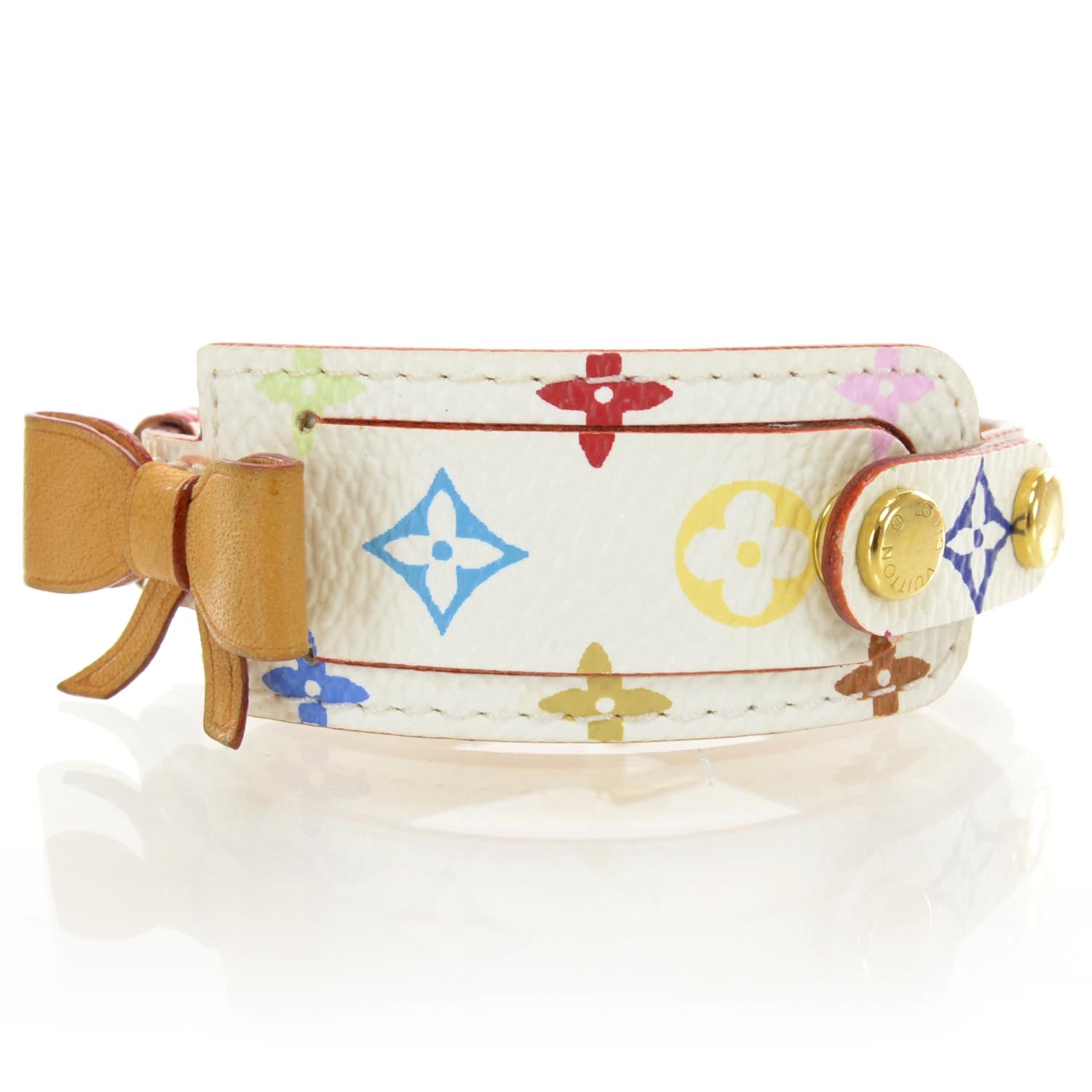 Louis Vuitton Monogram Multicolor Address Wish Bracelet White 1 of 5