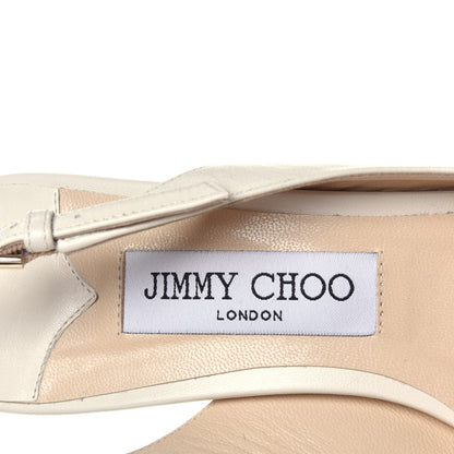 Jimmy Choo Kid Erin 60 Slingback Pumps 38.5 Chalk 6 of 7
