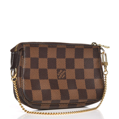 Louis Vuitton Damier Ebene Mini Pochette Accessories 3 of 8