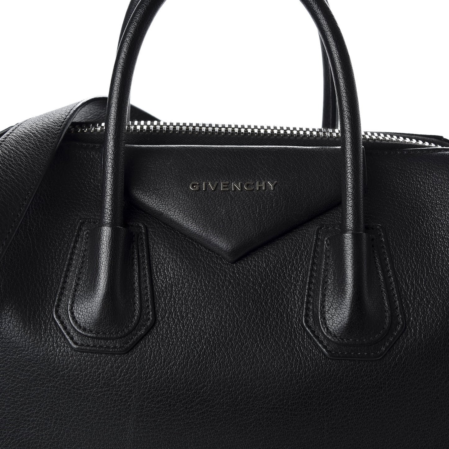 Sugar Goatskin Medium Antigona Black