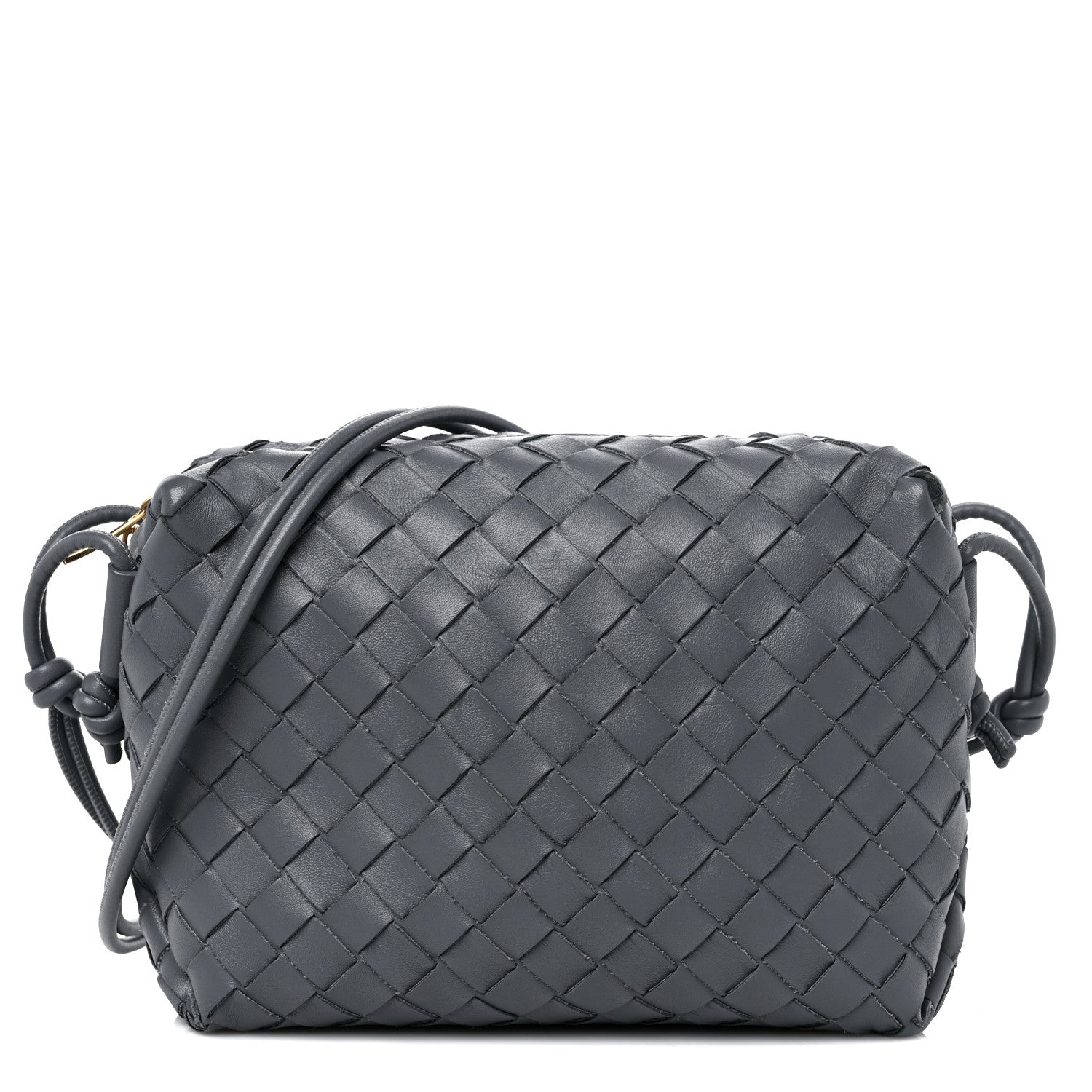 Bottega Veneta Nappa Intrecciato Small Loop Camera Bag Thunder 1 of 8