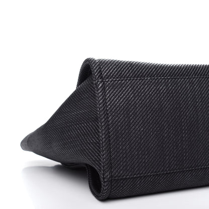 Chanel Canvas Medium Deauville Tote Black 8 of 10