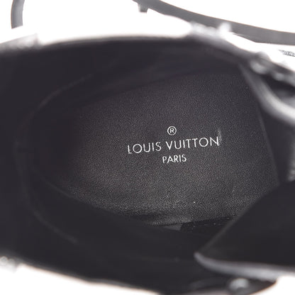 Louis Vuitton Patent Calfskin Spaceship Laureate Platform Desert Boots 36 Silver 7 of 11