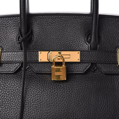 Hermes Togo Birkin 30 Black 7 of 9