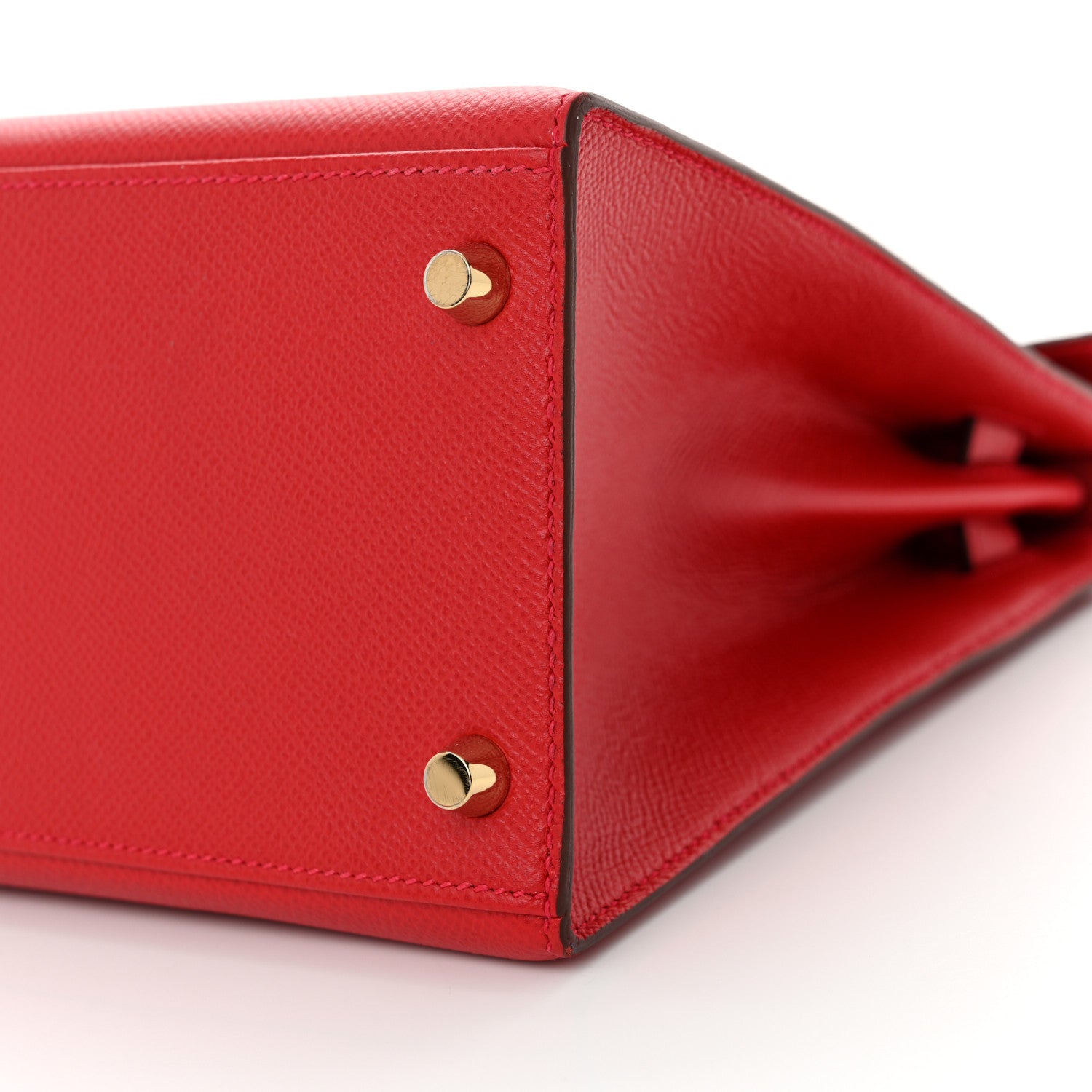 Hermes Epsom Horseshoe Kelly Sellier 28 Rouge Casaque Black 10 of 11