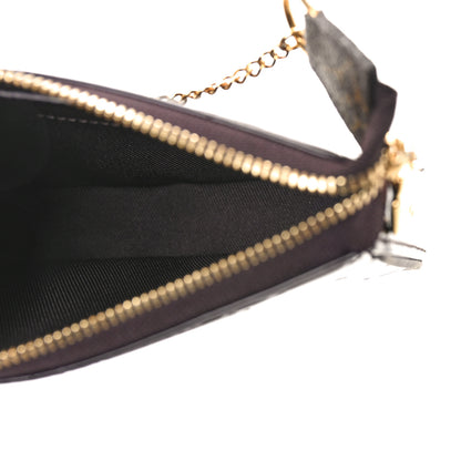 Louis Vuitton LOUIS VUITTON Vernis Monogram Mini Pochette Accessories Amarante 5 of 9