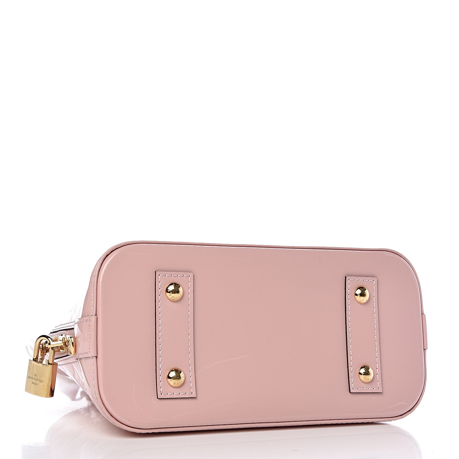 Louis Vuitton Vernis Alma BB Rose Ballerine 4 of 11