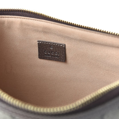 Gucci GG Supreme Monogram Large Ophidia Pouch Clutch Brown 8 of 11