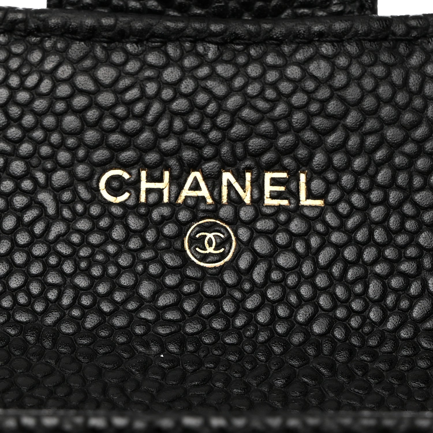 Chanel Caviar Quilted Flap Card Holder Wallet Black 6 of 9