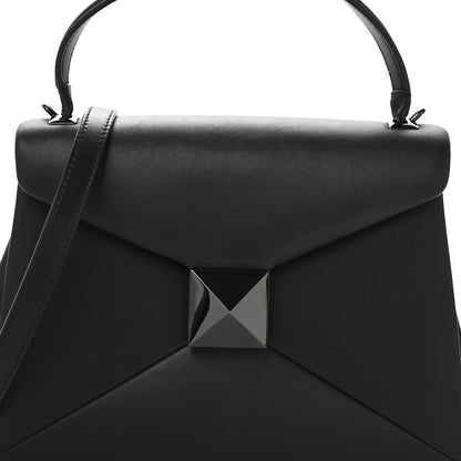 Valentino Garavani Nappa Small One Stud Top Handle Bag Black 7 of 10