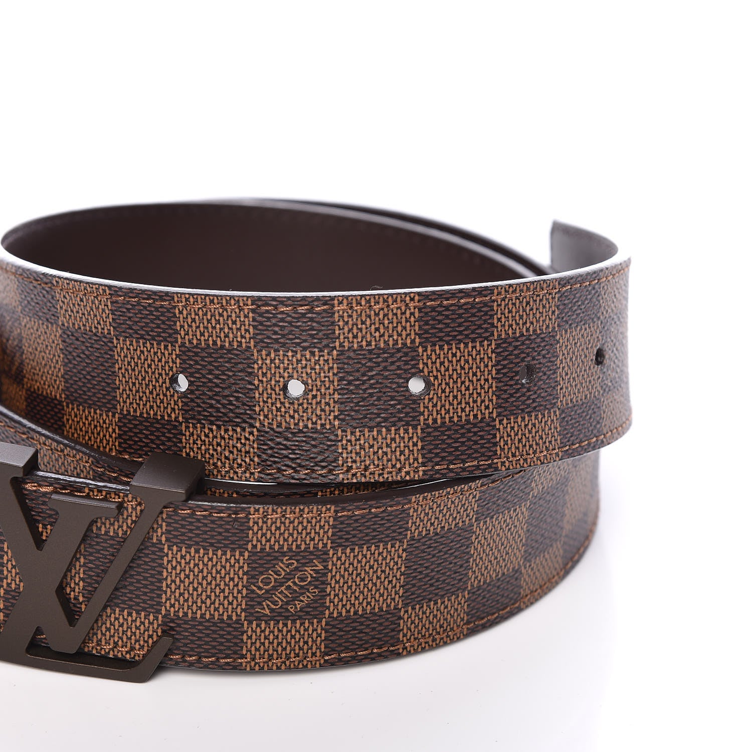 Louis Vuitton Damier Ebene 40mm LV Initiales Belt 100 40 4 of 9