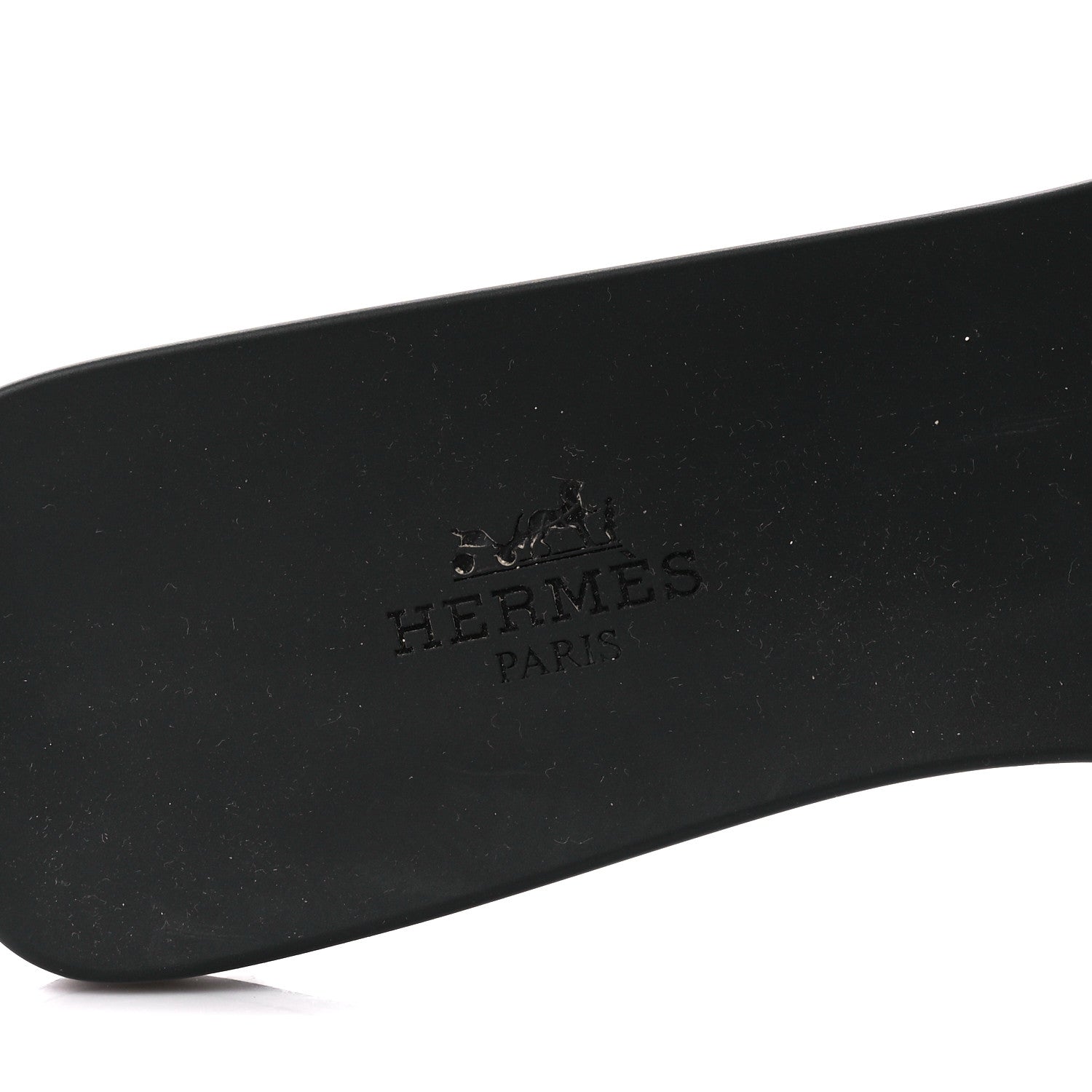 Hermes Rubber Aloha Sandals 39 Black 7 of 10