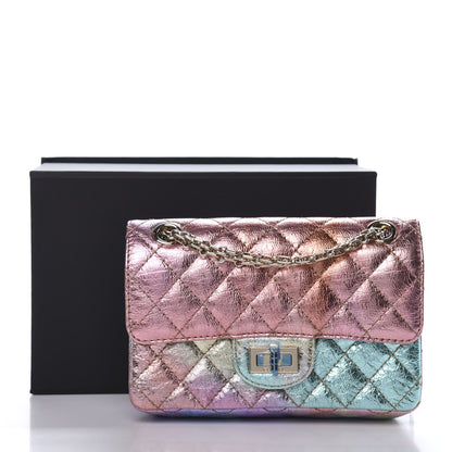 Chanel Metallic Goatskin Quilted Mini 2.55 Reissue Flap Multicolor 11 of 11