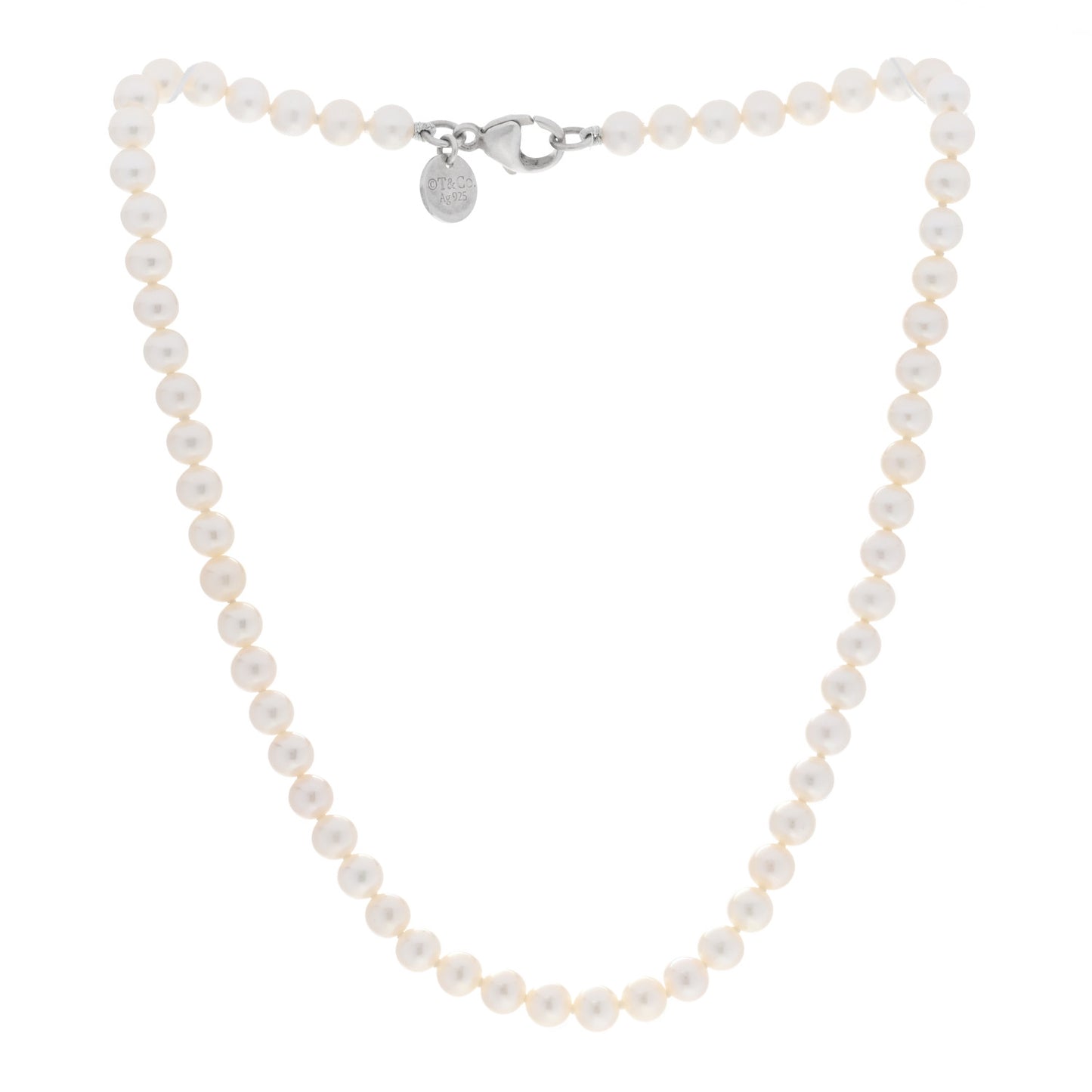 Sterling Silver Freshwater Pearl 5-6mm Ziegfeld Necklace